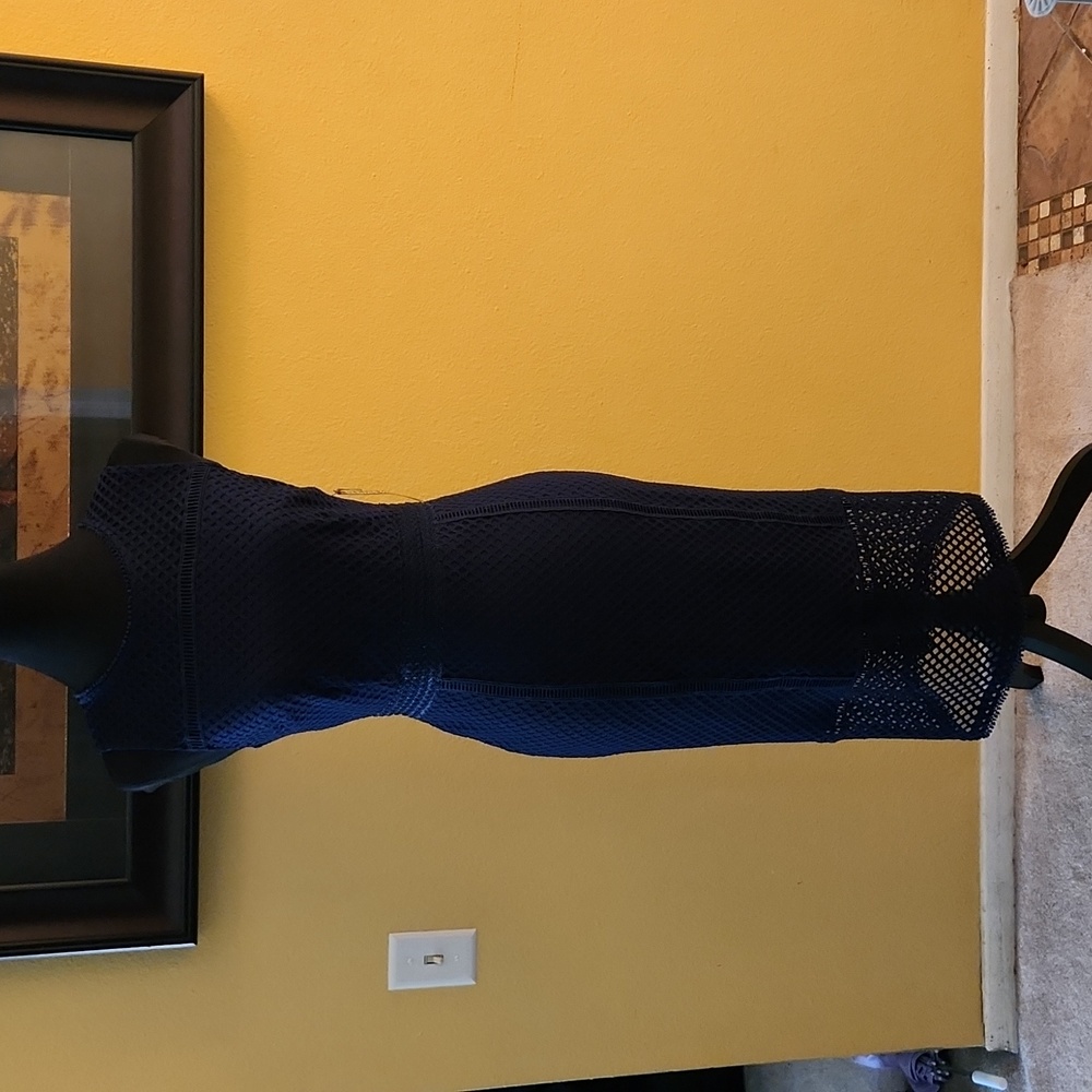 NY&C Navy blue dress NWT